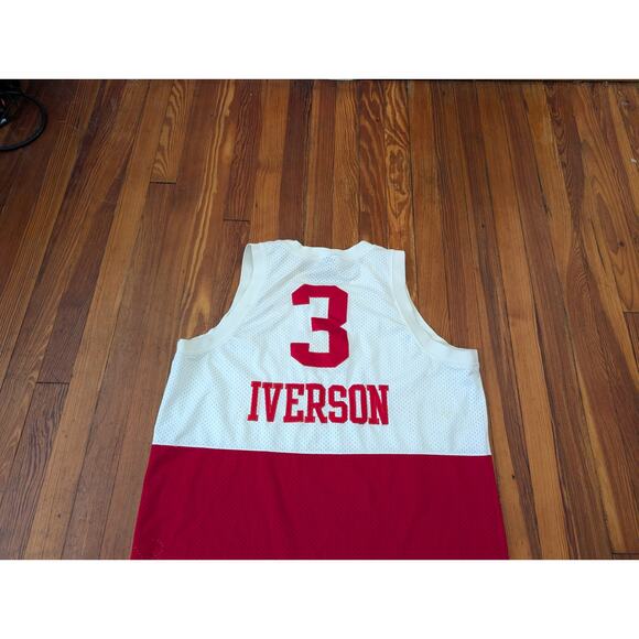 Nike Allen Iverson VTG Red/White Mens XL Jersey in good condition. - Picture 4 of 7